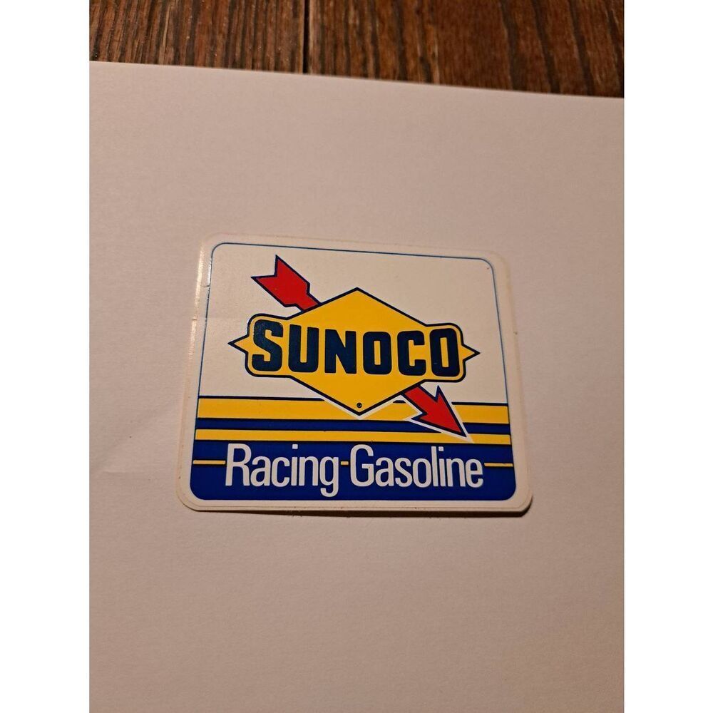 Vintage Original Sunoco Racing Gasoline Hot Rod Rat Rod Race Car Decal Sticker #